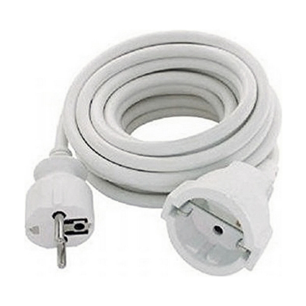 Extension Lead Schuko Silver Electronics 2 m